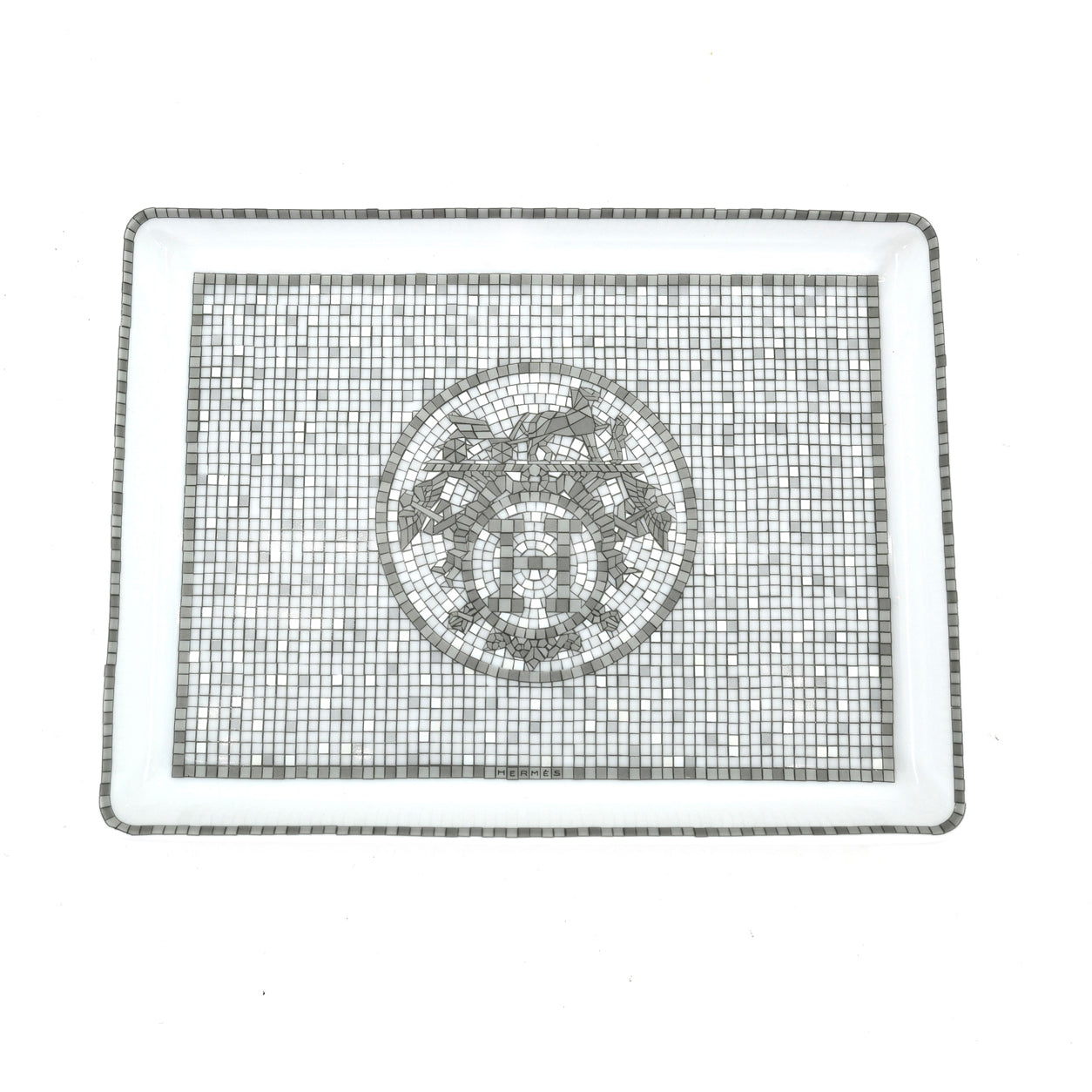 Hermès Mosaique au 24 Tray Gold/Silver