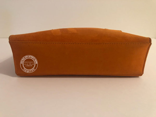 Hermès Kelly 22cm Orange Mini Pochette Veau Doblis GHW - Vintage