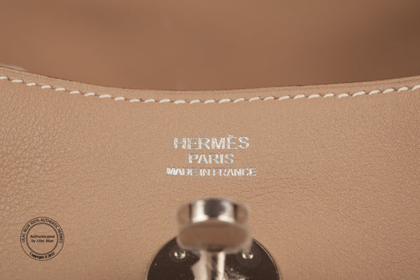 Hermès Lindy 30cm Argile Swift PHW