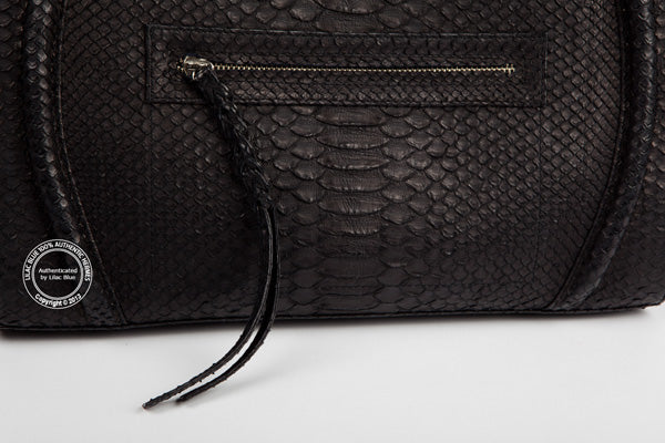 Black Python Bag
