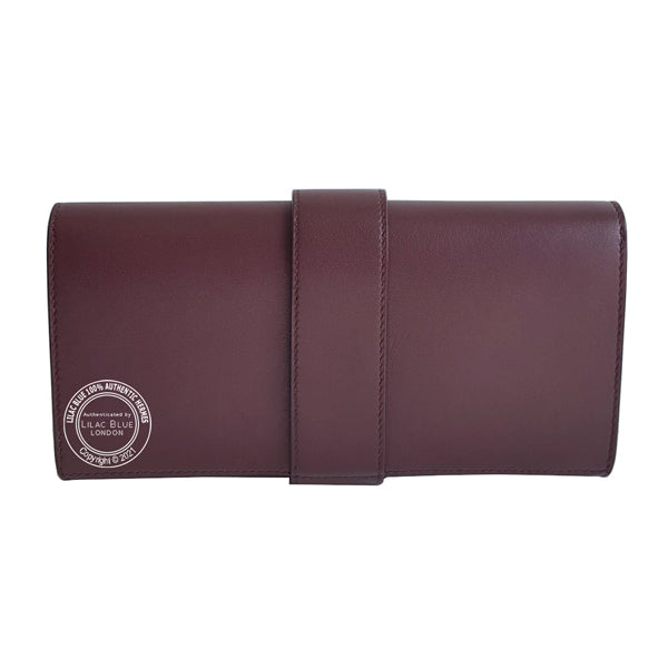 Hermès Medor Clutch Prune Swift PHW - Preloved