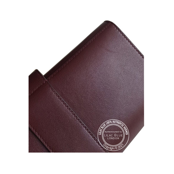 Hermès Medor Clutch Prune Swift PHW - Preloved