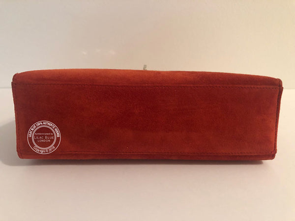 Hermès Kelly 22cm Red Mini Pochette Veau Doblis GHW - Vintage