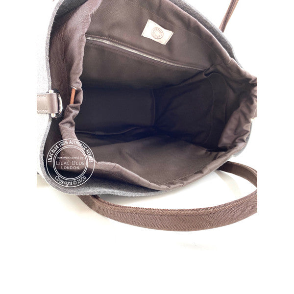Hermès Sac de Pansage Groom Felt PHW