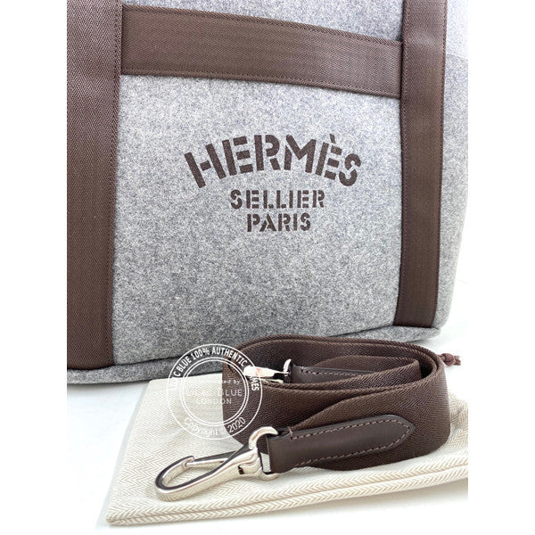 Hermès Sac de Pansage Groom Felt PHW