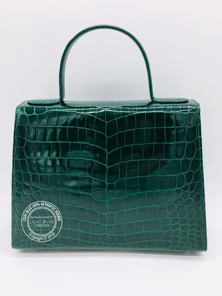 Llora Savannah. Dark Emerald, Shiny Croc PHW