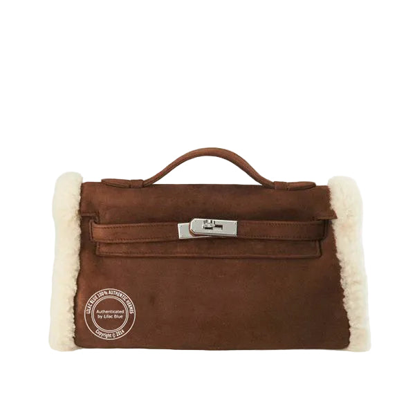 Hermès Kelly Muff Suede/Shearling - Preloved
