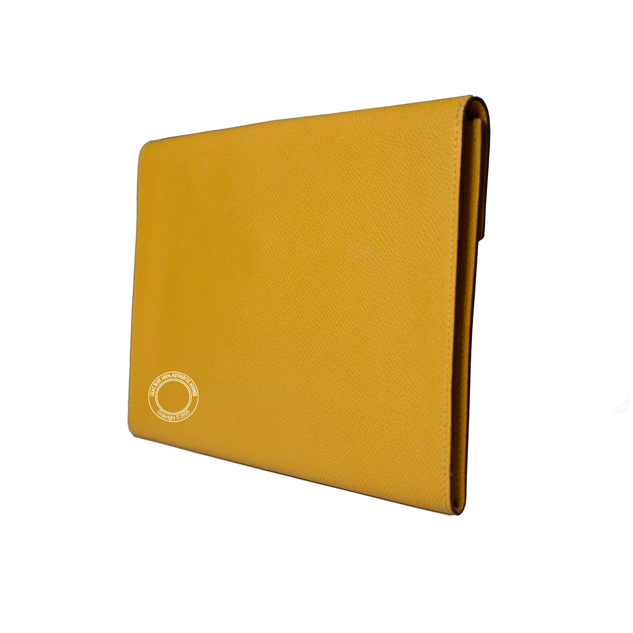 Hermès Rio Envelope Clutch 24cm Yellow Epsom - Vintage