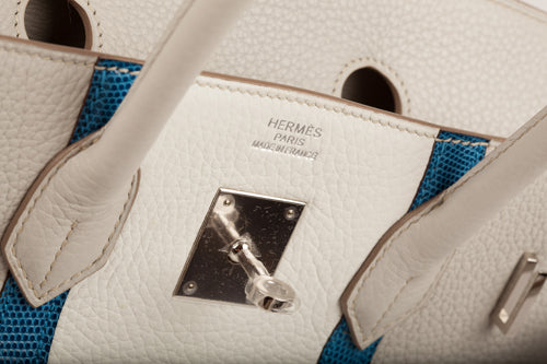 Hermès Birkin 35cm Gris Tourterelle Club Clemence PHW