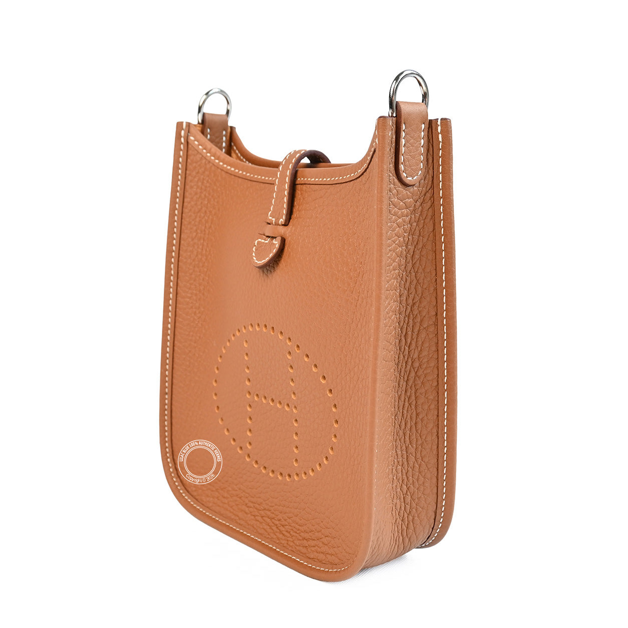 Hermès Evelyne 16cm Gold Clemence PHW