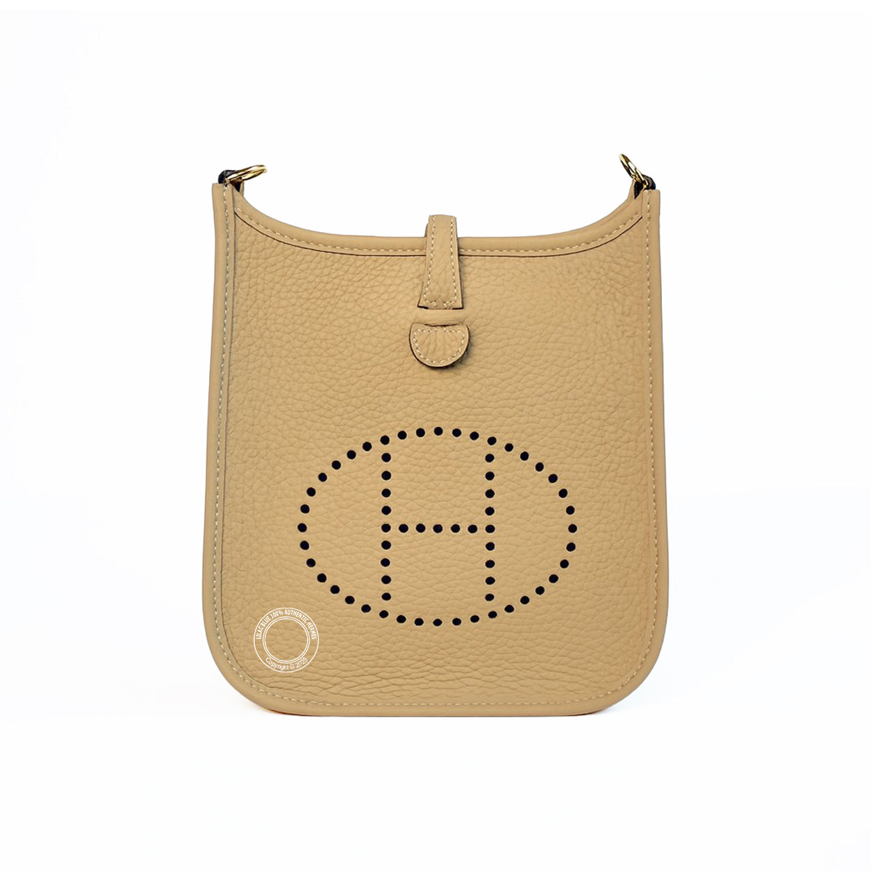 Hermes Evelyne 16cm Trench Clemence GHW