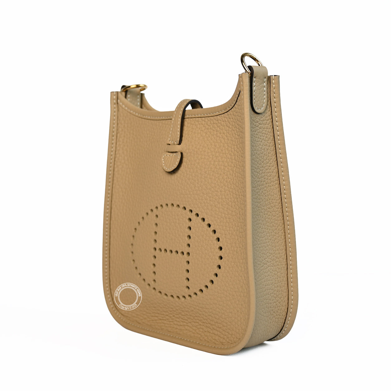 Hermes Evelyne 16cm Trench Clemence GHW