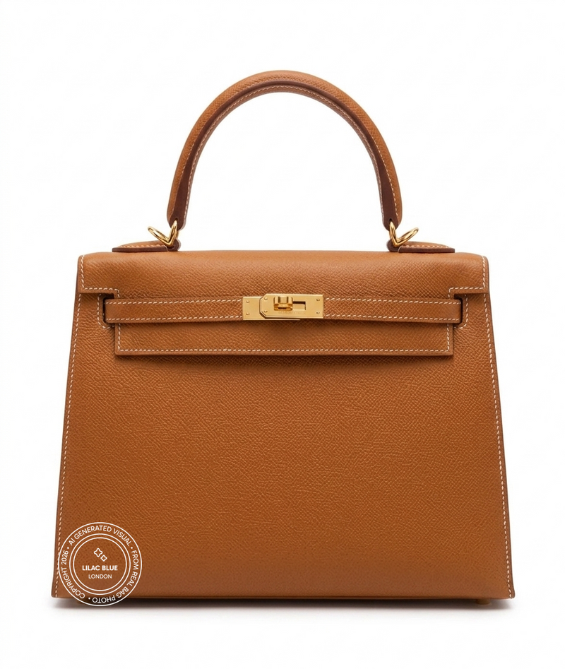 Hermès Kelly 25cm Gold Epsom GHW
