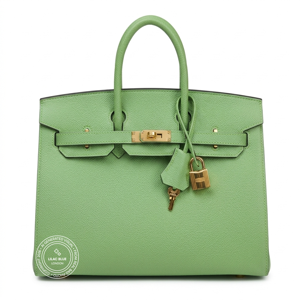 Hermès Birkin 25cm Vert Criquet Epsom GHW