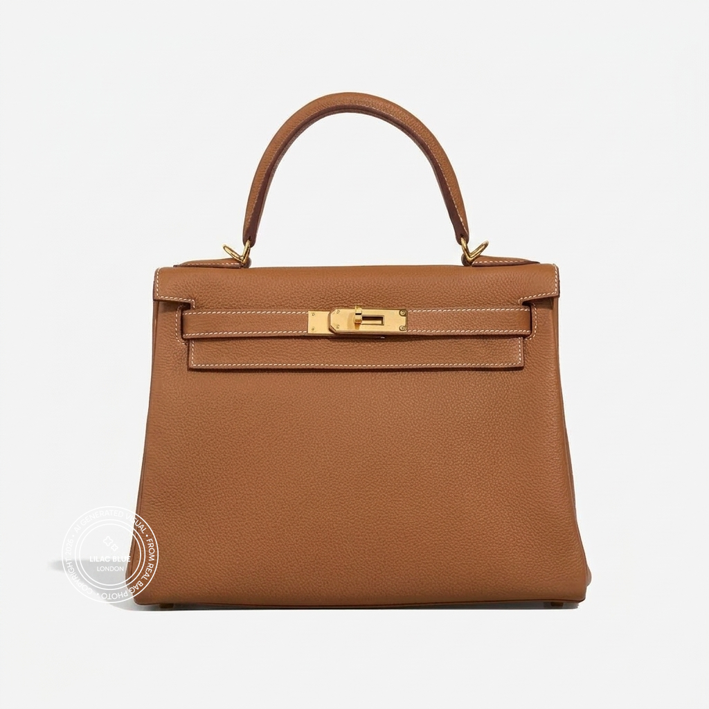 Hermès Kelly 28cm Gold Togo GHW - Preloved