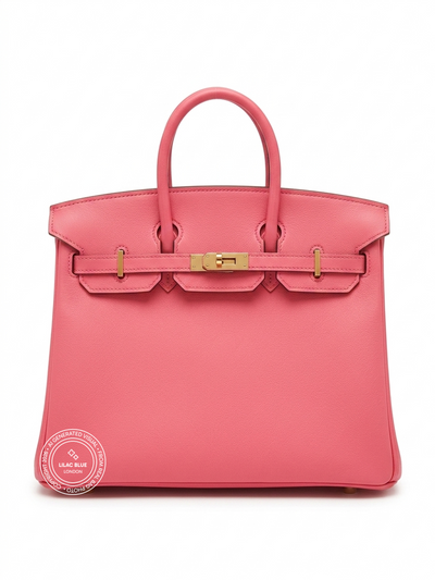 Hermès Birkin 25cm Rose Lipstick Swift GHW - Preloved