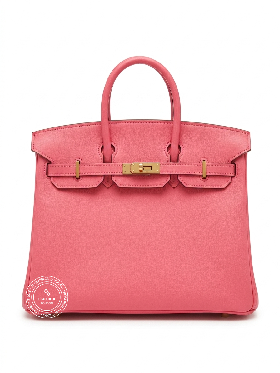 Hermès Birkin 25cm Rose Lipstick Swift GHW - Preloved