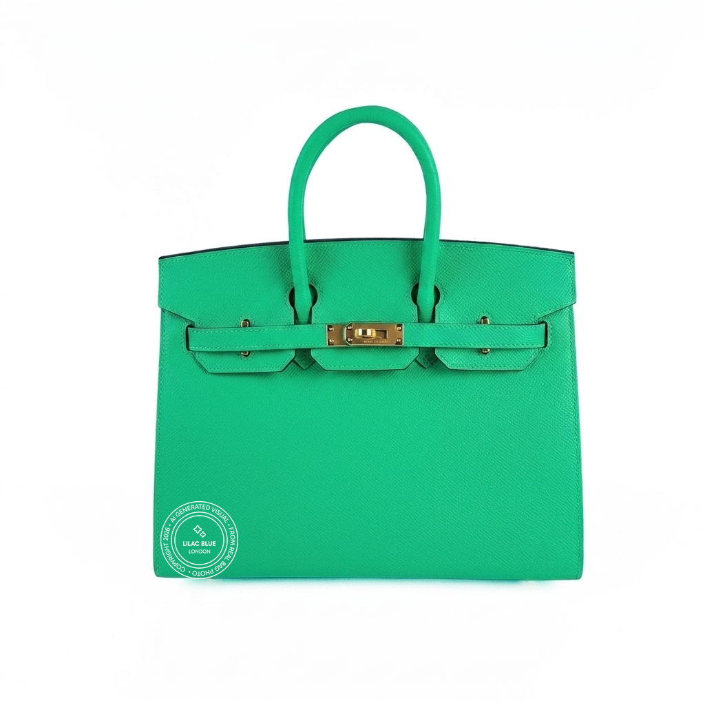 Hermès Birkin 25cm Vert Comics Epsom PHW