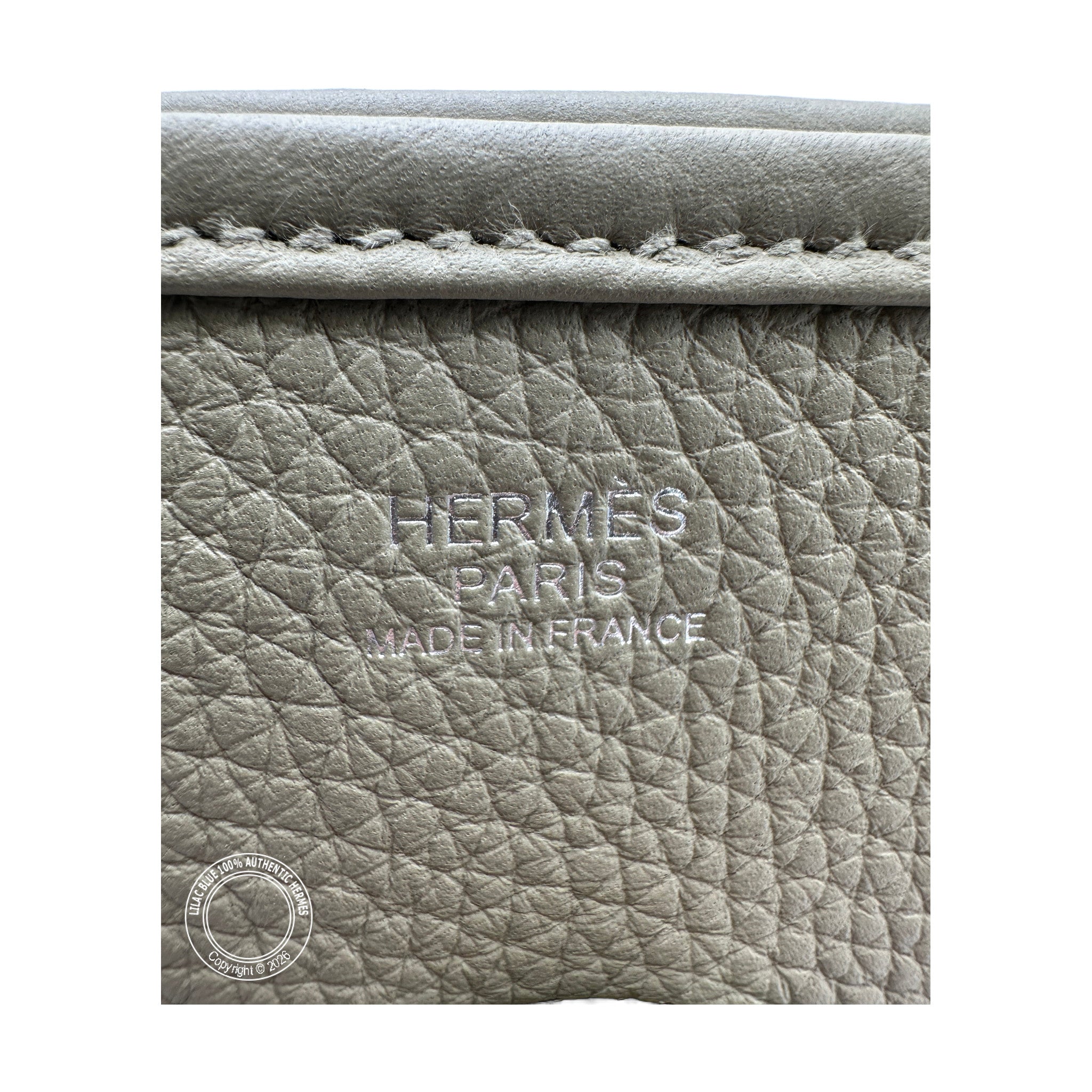 Hermès Evelyne III 29 Sauge Taurillon Clemence Palladium Hardware — view 5