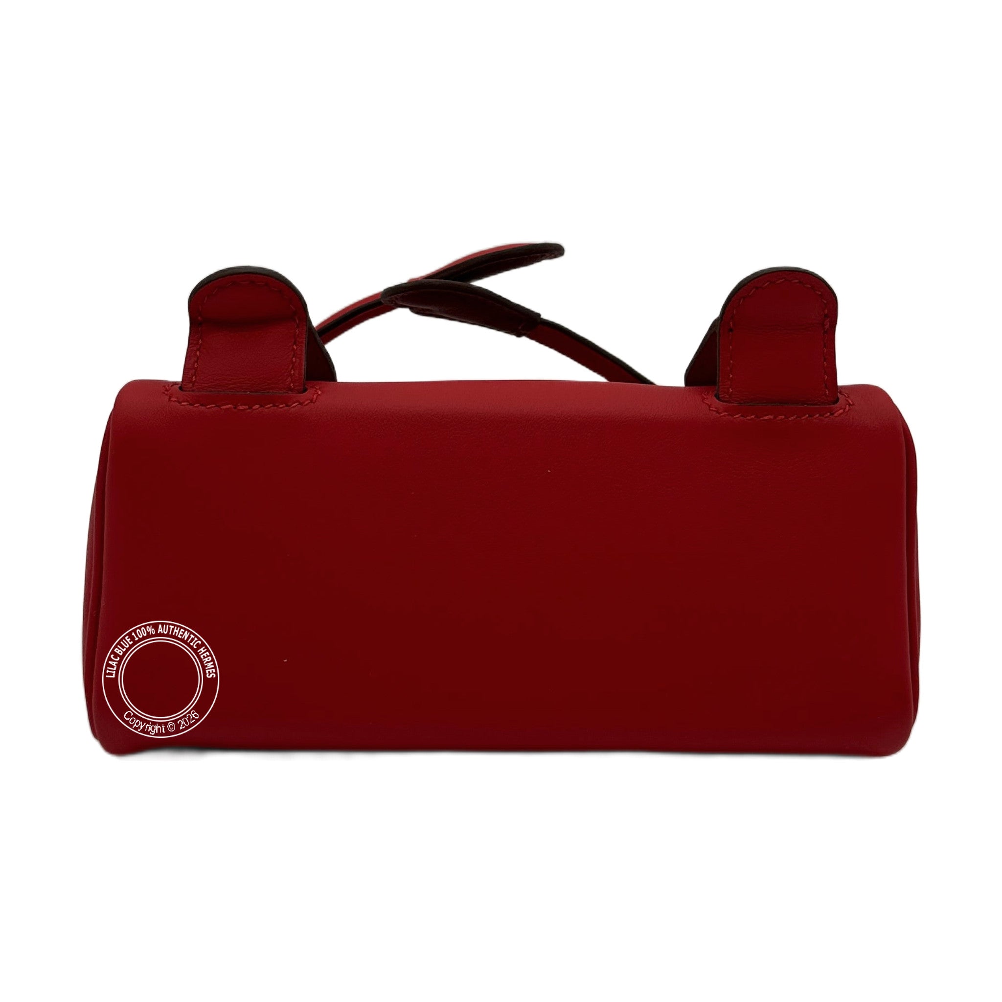 Hermès Kelly Doll Rouge Radieux Swift Palladium Hardware — view 9