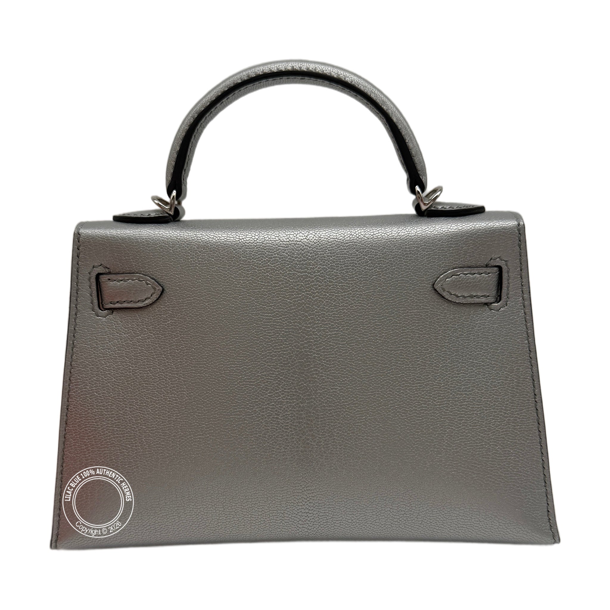 Hermès Mini Kelly Argentee Palladium Hardware — view 3