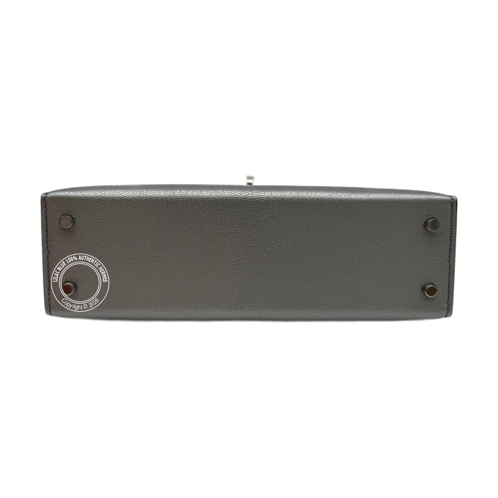 Hermès Mini Kelly Argentee Palladium Hardware — view 10