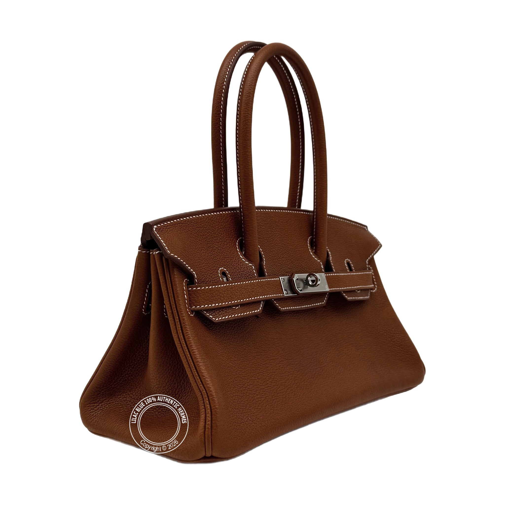 Hermès Birkin 29 Shoulder Fauve Barenia Palladium Hardware — view 4