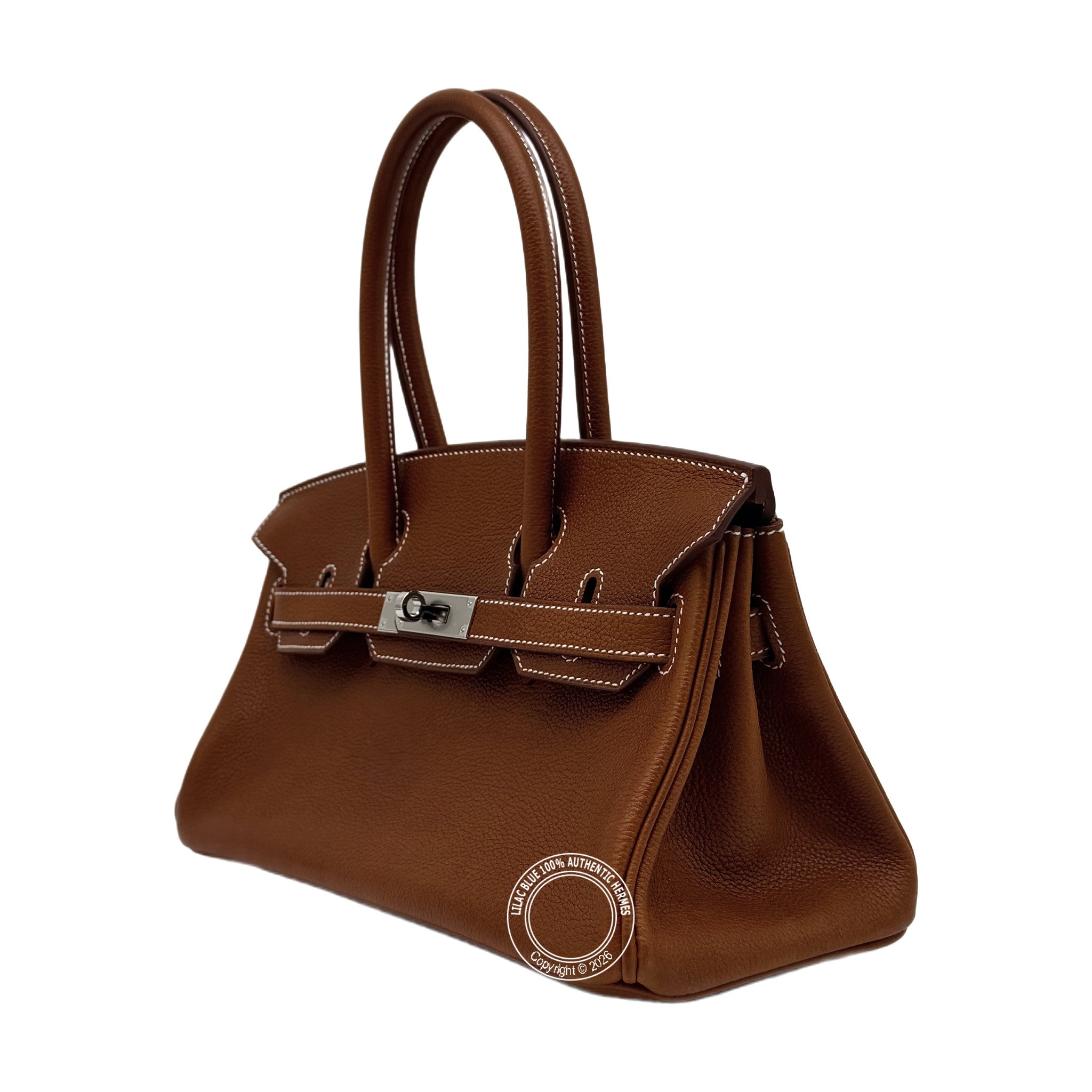 Hermès Birkin 29 Shoulder Fauve Barenia Palladium Hardware — view 7