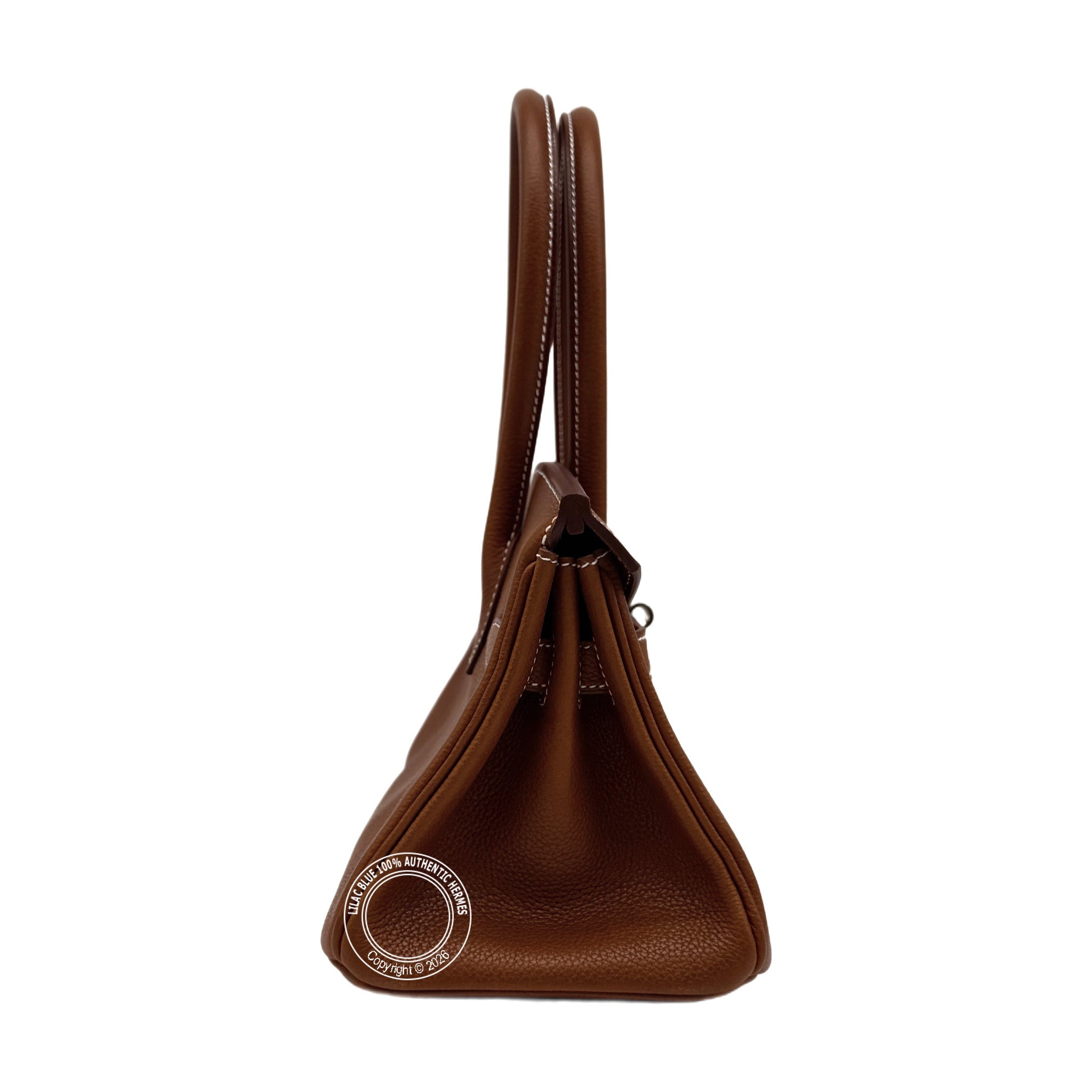 Hermès Birkin 29 Shoulder Fauve Barenia Palladium Hardware — view 8