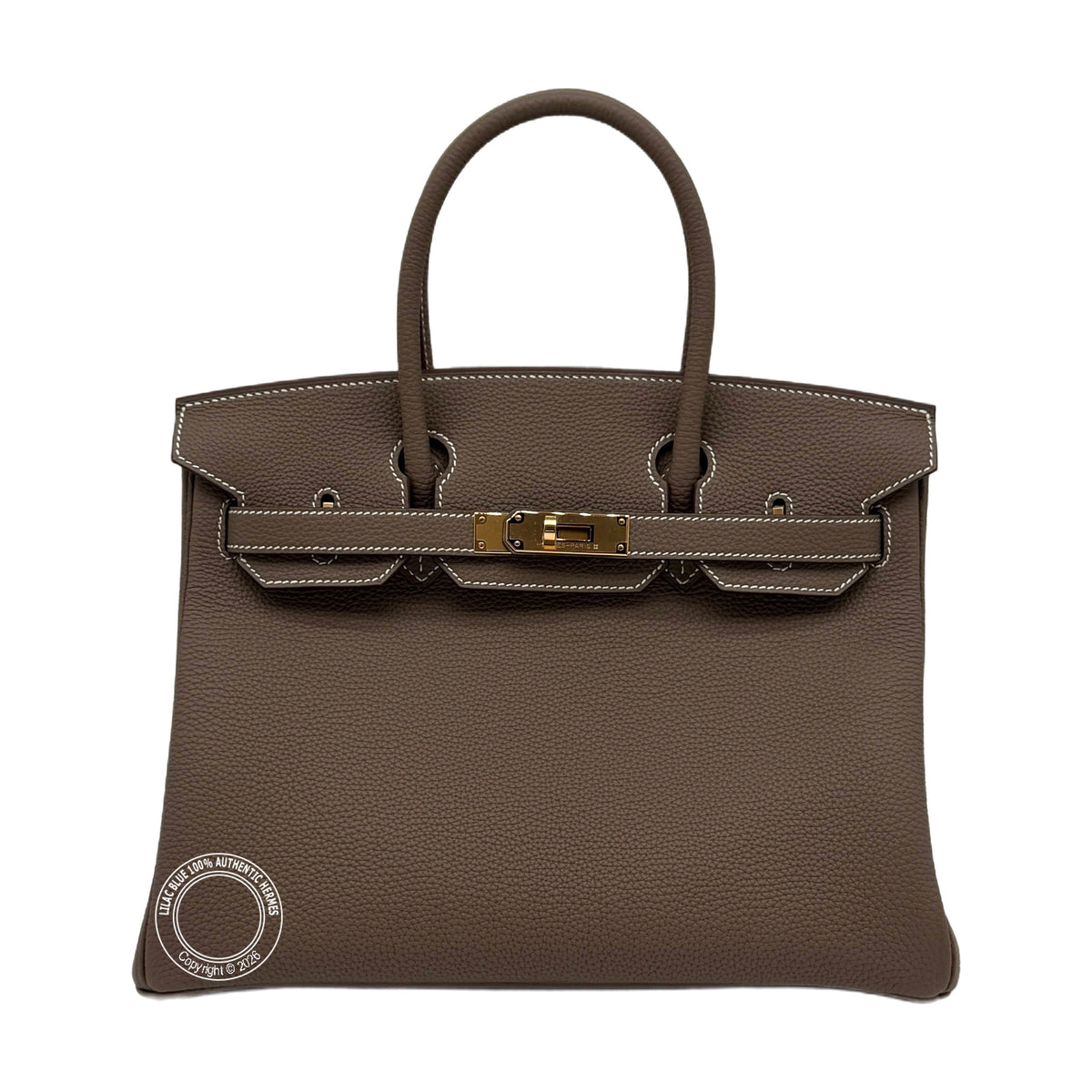 Hermès Birkin 30 Etoupe Togo Gold Hardware — view 2