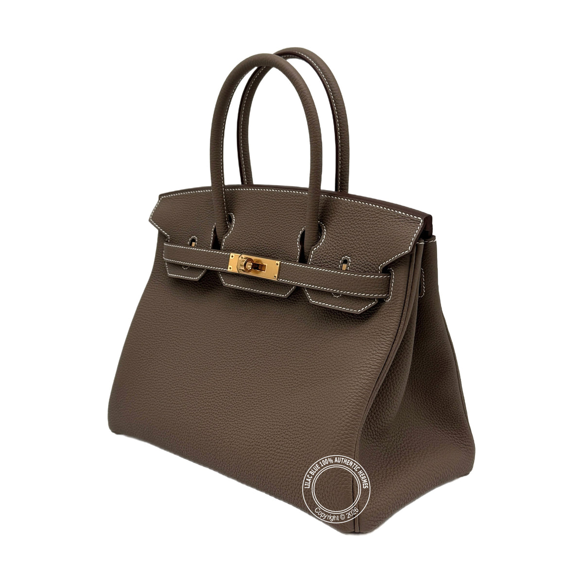 Hermès Birkin 30 Etoupe Togo Gold Hardware — view 7