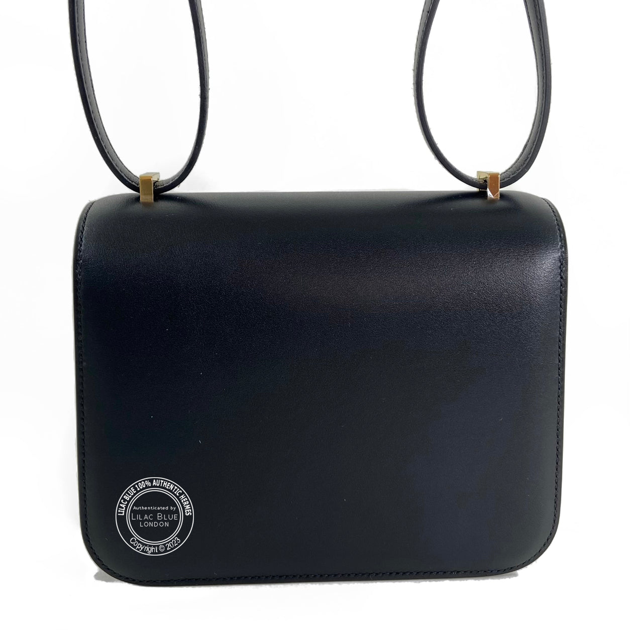 Hermes Constance 18cm Black Tadelakt Lizard & GHW
