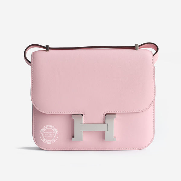 Hermès Constance 18cm Rose Sakura Swift PHW
