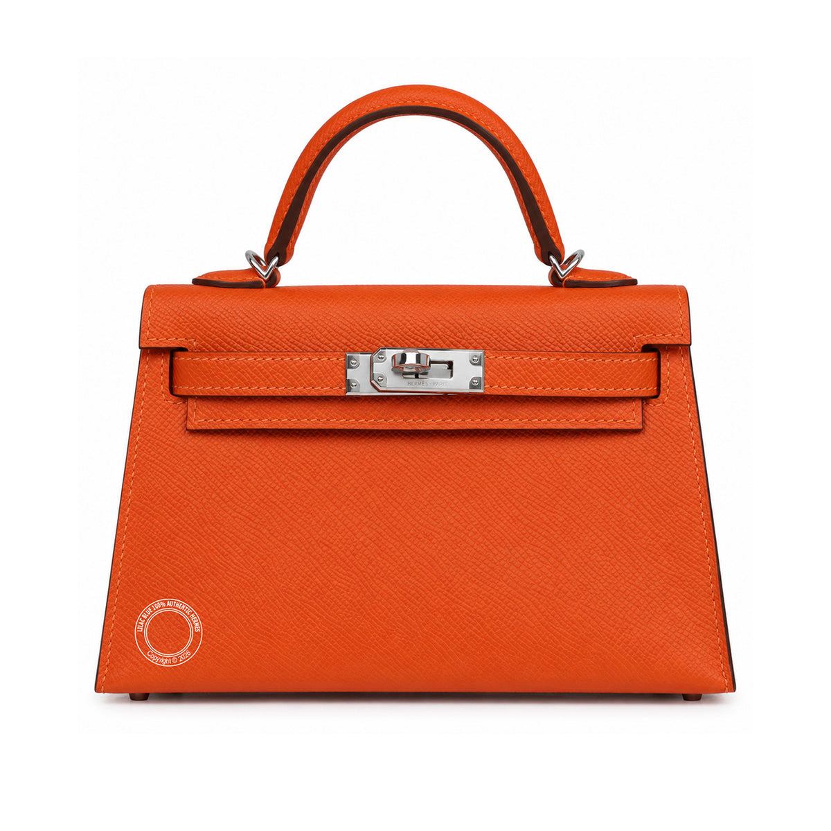 Hermès Kelly 20cm Tangerine Epsom PHW
