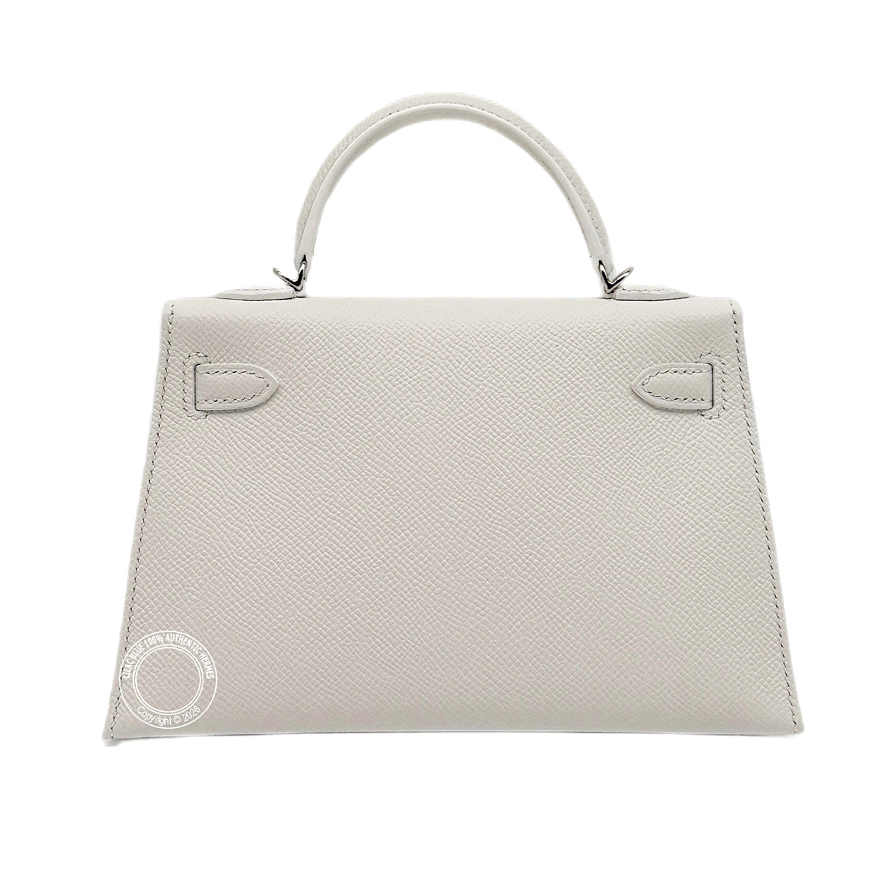 Hermès Kelly 20cm New White Epsom PHW