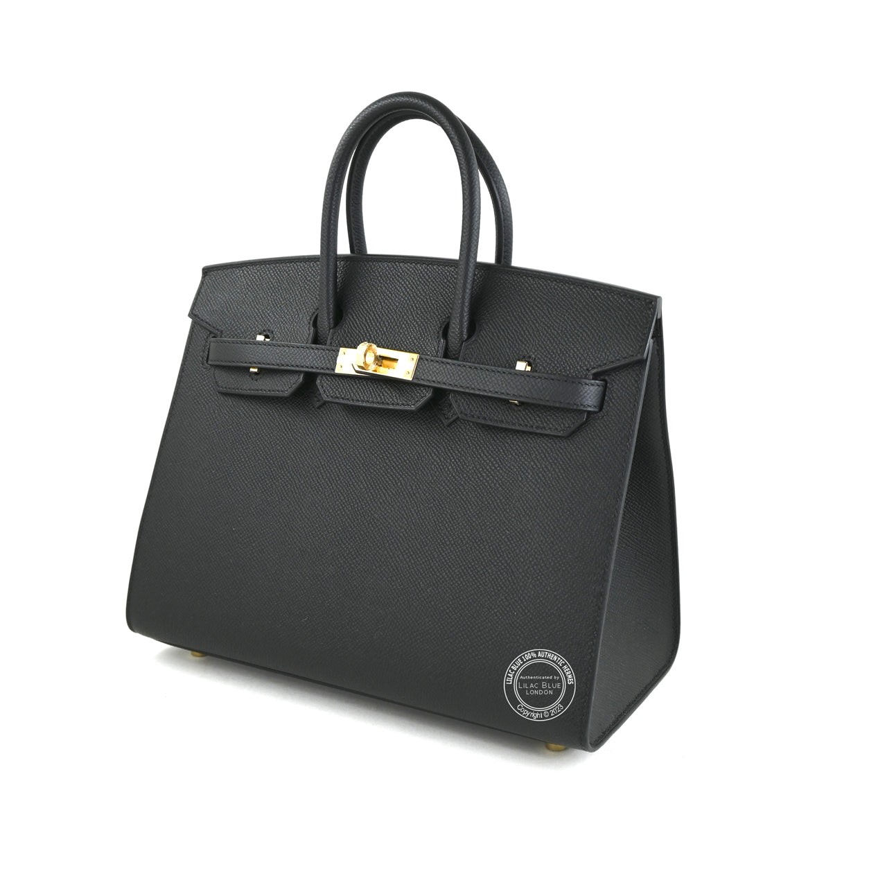 Hermès Birkin 25cm Black Sellier Epsom GHW