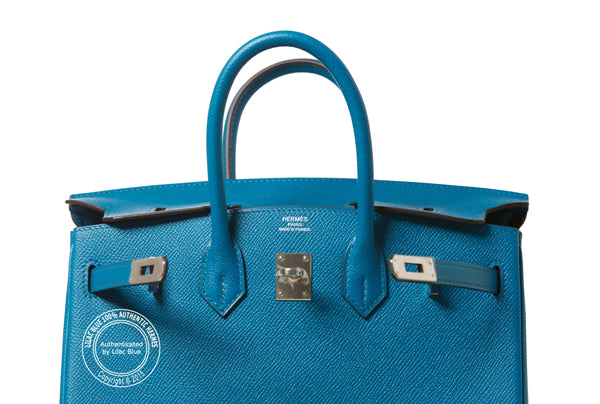 Hermès Birkin 25cm Bleu Izmir Epsom PHW