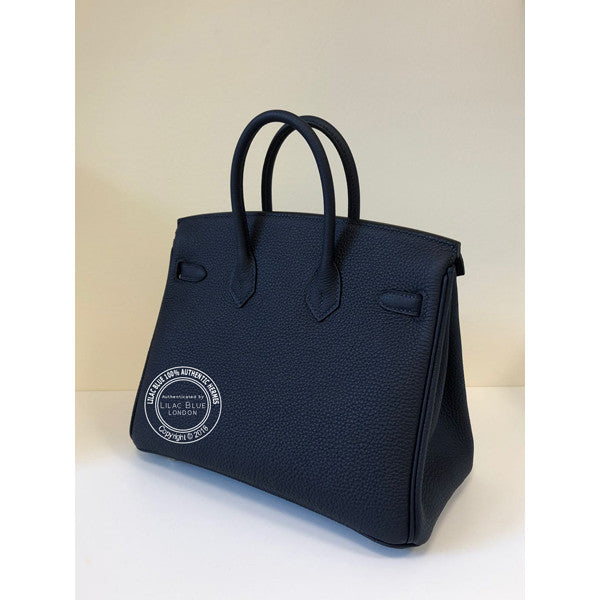 Hermès Birkin 25cm Bleu Nuit Togo GHW