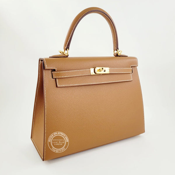 Hermès Kelly 25cm Gold Epsom GHW
