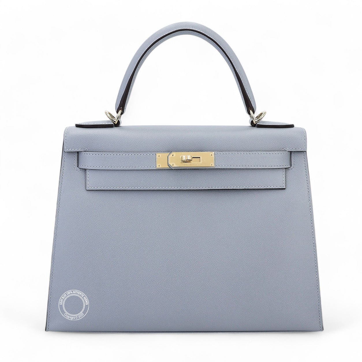 Hermes Kelly 28cm Gris Pantin Madame PBHW