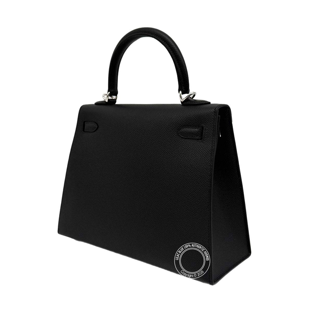 Hermès Kelly 25cm Black Epsom PHW