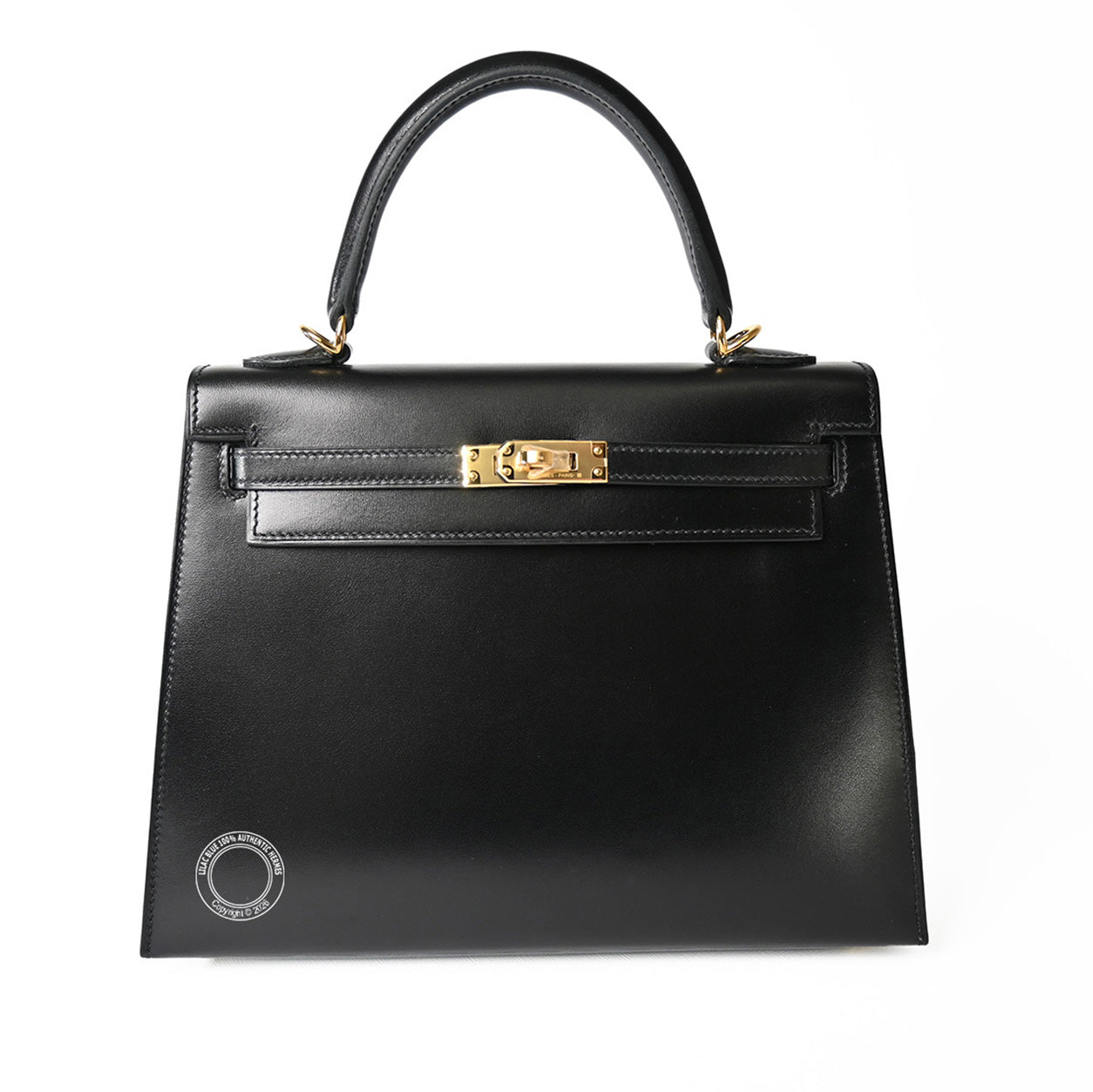 Hermès Kelly 25cm Black Box GHW
