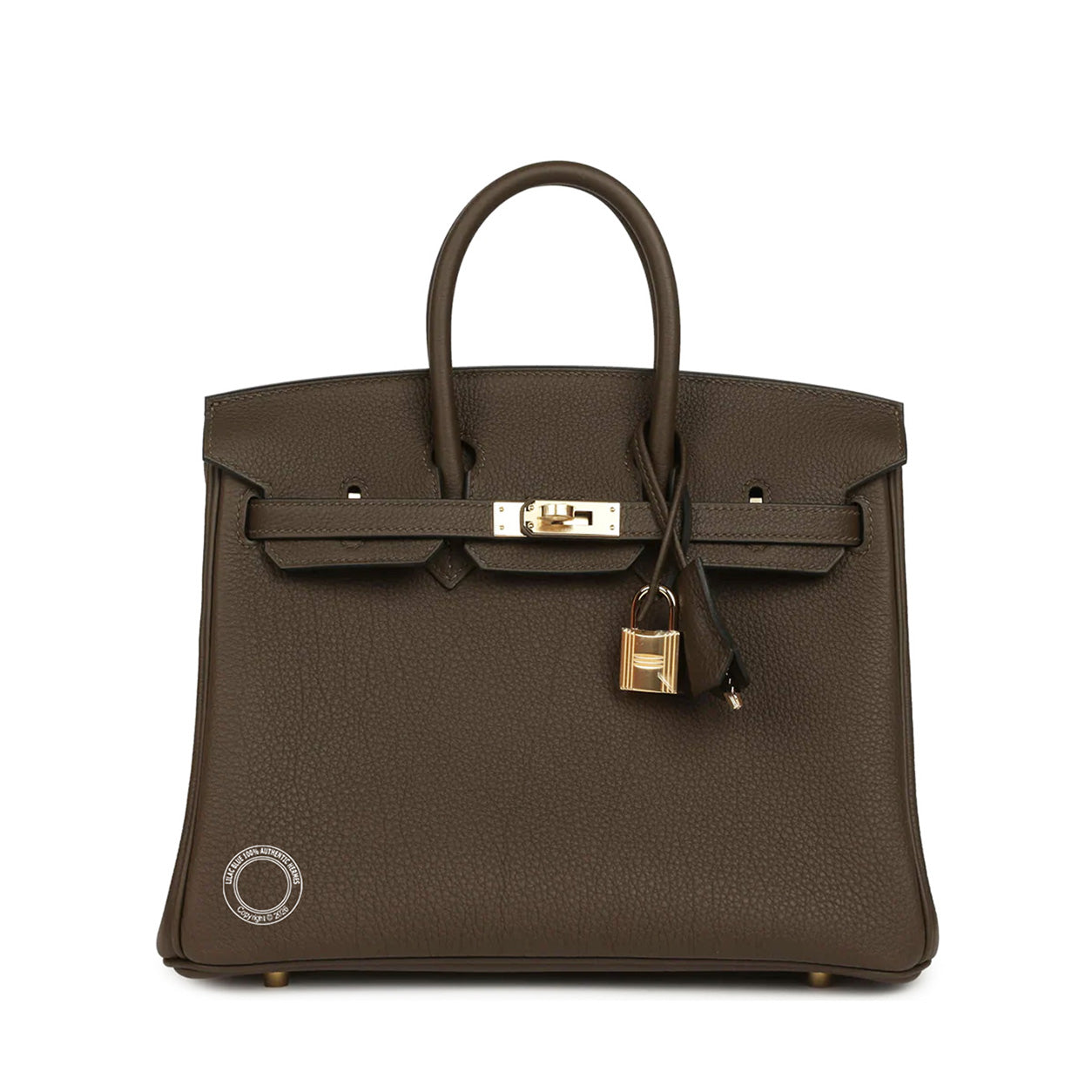 Hermès Birkin 25cm Vert Loden Togo PBHW