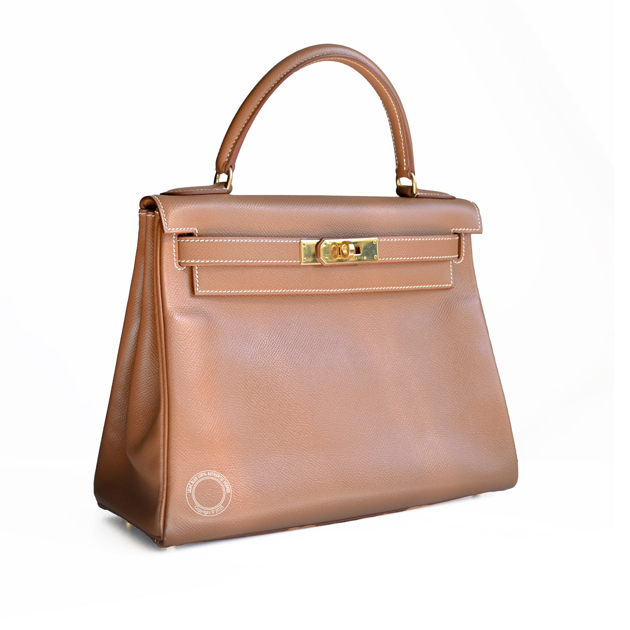 Hermes Kelly 28cm Gold Epsom GHW - Preloved