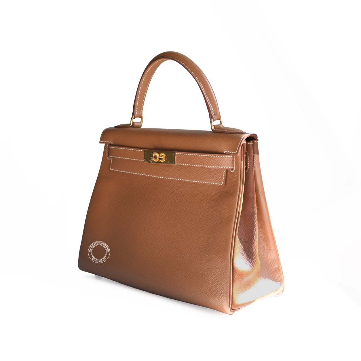 Hermes Kelly 28cm Gold Epsom GHW - Preloved