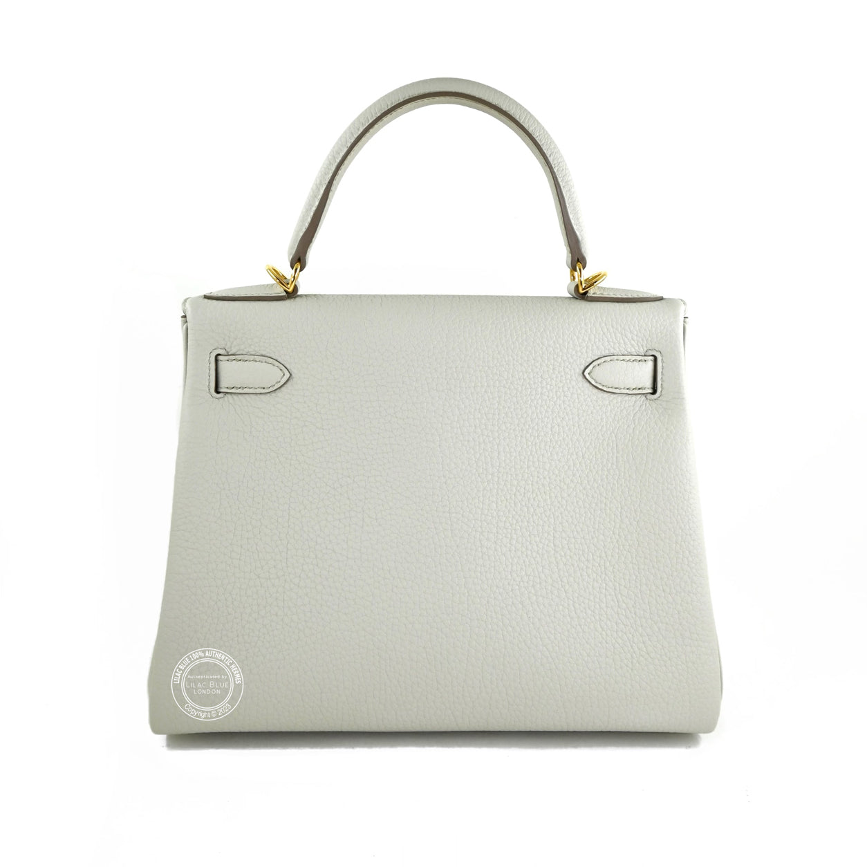 Hermès Kelly 28cm Gris Perle Togo GHW