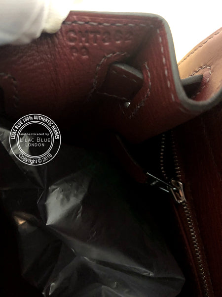 Hermès Kelly 28cm Lettre E PHW