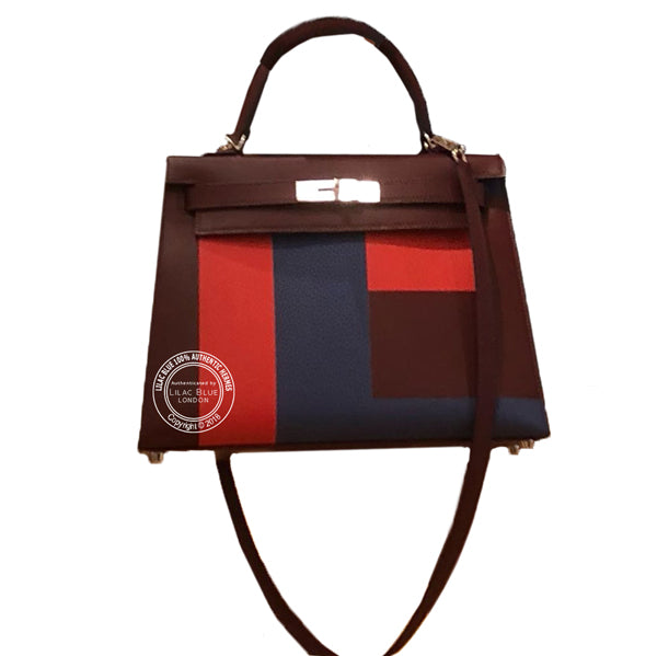 Hermès Kelly 28cm Lettre E PHW