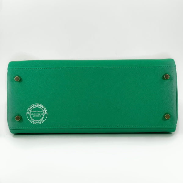 Hermès Kelly 28cm Menthe Evercolor GHW