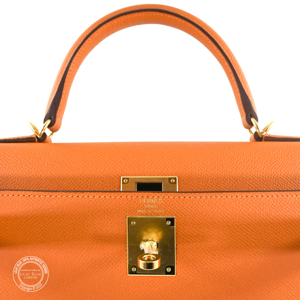 Hermès Kelly 28cm Orange Epsom GHW